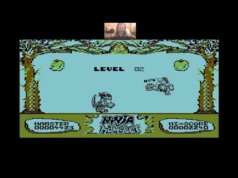 Lukozer Retro Game Review - 535 - Ninja Hamster - Commodore 64