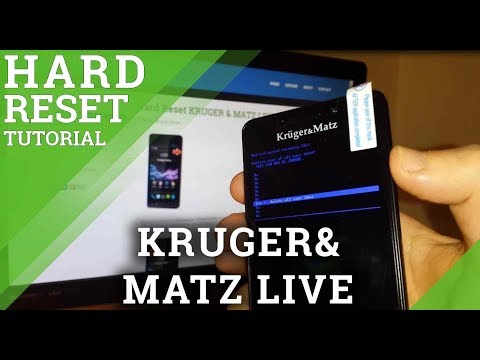 Hard Reset KRUGER & MATZ LIVE - Factory Reset Tutorial