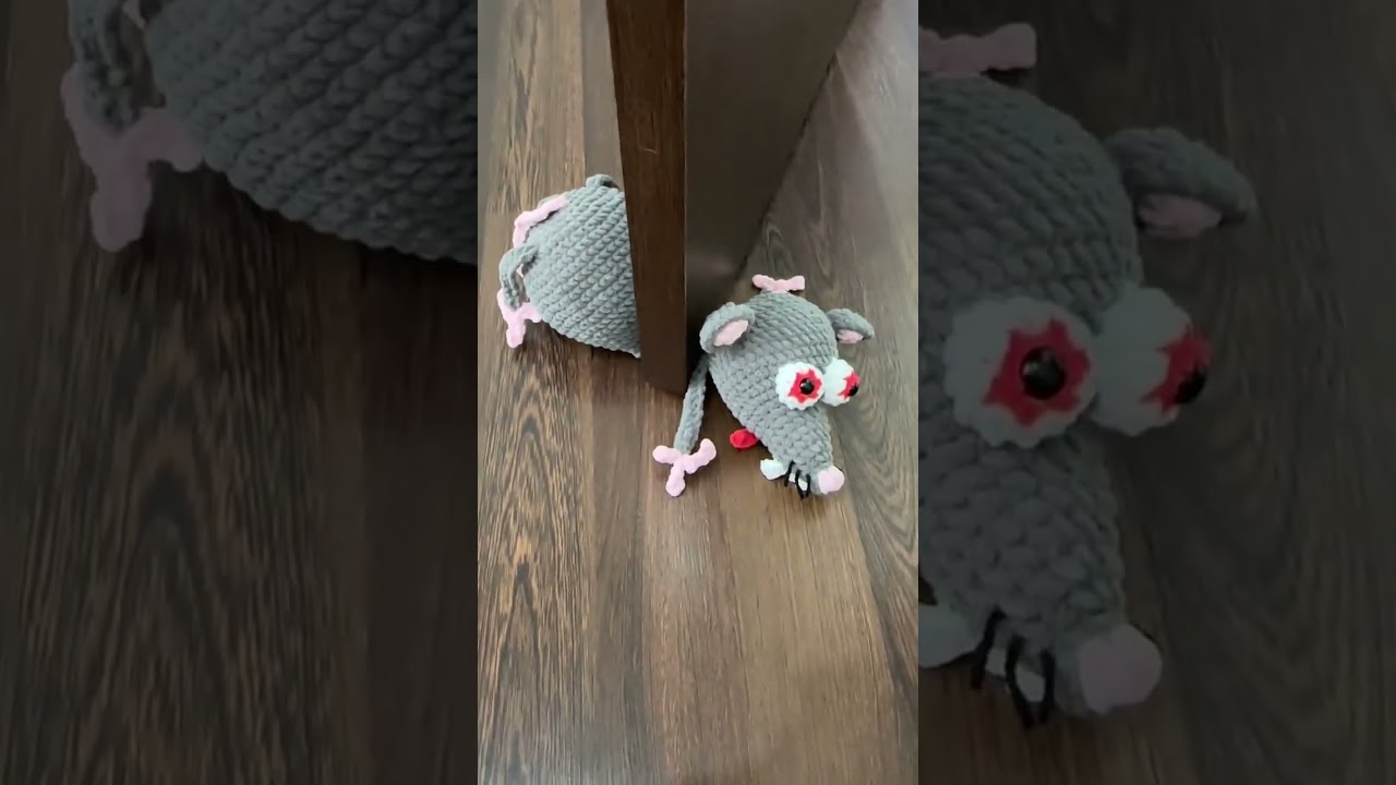 Crochet rat pattern | Rat door stop crochet pattern | Door Stopper PDF Pattern | Croc...