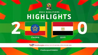 Éliminatoires de la CAN – Côte d’ivoire 2023 | Groupe D : Éthiopie 2-0 Égypte