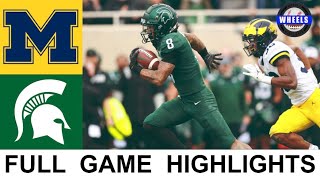 #6 Michigan vs #8 Michigan State Highlights | College Football Week 9 | 2021 College Football