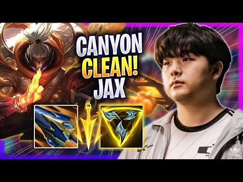 CANYON IS SO CLEAN WITH JAX! - GEN Canyon Plays Jax JUNGLE vs Lee Sin! | Season 2024