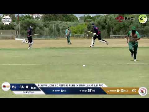 MOM: G. Singh - NTC vs PLC | Highlights | CCA BAO Financial T20 Cup | European Cricket Series 2020