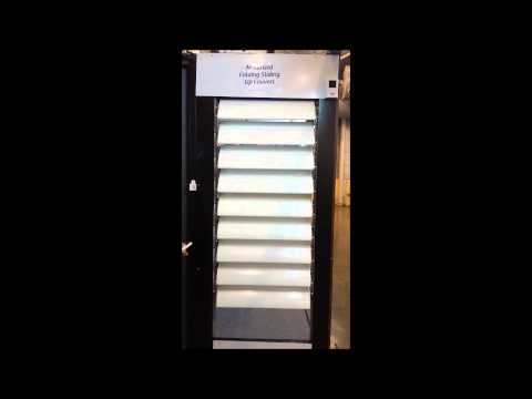 Motorised Folding Sliding Up Louvers