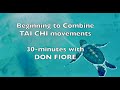 Combining TAI CHI Moves - with Don Fiore