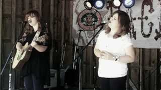 The Secret Sisters 6-2-12 Patsy Cline song "Leavin On Your Mind" Wakarusa Festival Backwoods