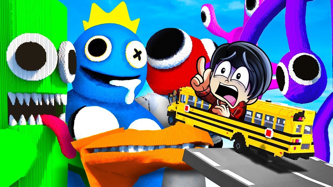 SUPER COCHES vs RAINBOW FRIENDS 🌈💥💀 | Destruimos a TODOS los Rainbow Friends