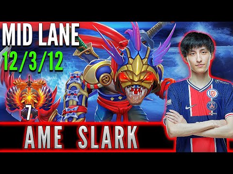 LGD.Ame  [ Slark ]  Safe Lane Carry Pro Gameplay - Dota 2 Full Game