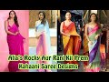 Alia Bhatt S Stunning Saree Collection From Rocky Ki Rani Ki Prem Kahani IndianFashionTrends H