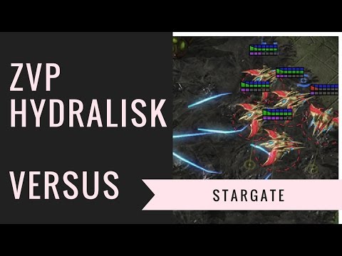 StarCraft 2: ZvP 2 Base Hydralisk vs Stargate