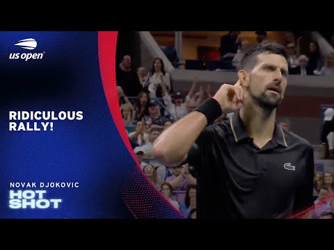 Novak Djokovic Wins Epic 25-Shot Point! | 2025 US Open