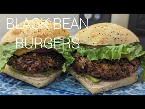 BLACK BEAN BURGER AIR FRYER