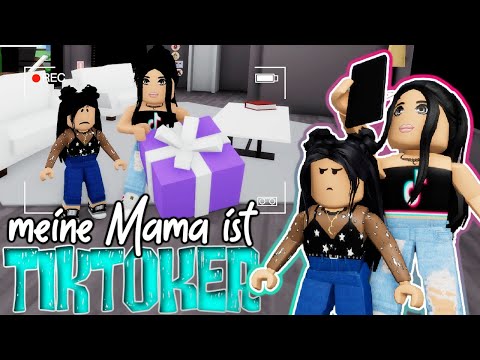 My mom 👩🏻 is a famous TikTok star ⭐️ in Brookhaven 🏡 Roblox Roleplay Story RP German