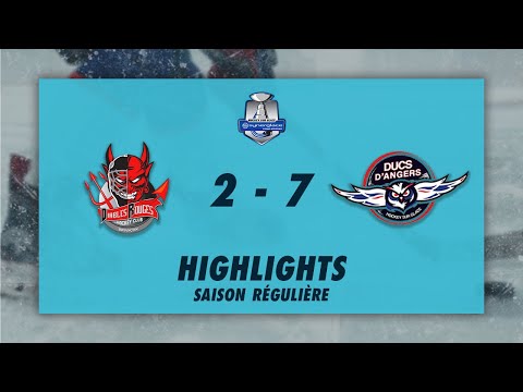 Diables Rouges de Briançon 2-7 Ducs d'Angers  - Highlights - Synerglace Ligue Magnus 2022/23