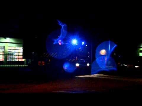 Haakarmvoertuig + HvH verlichting (04-1285 + 04-1275) Steenwijk naar zeer grote brand in Dalfsen