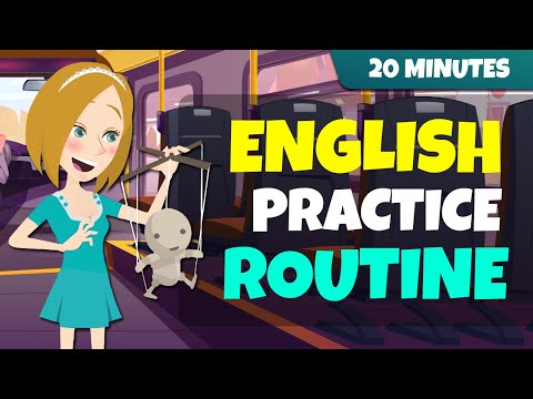 English Practice Routine | SPEAK With Me In 20 Minutes | English For Beginners