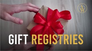 Creating Gift Registries