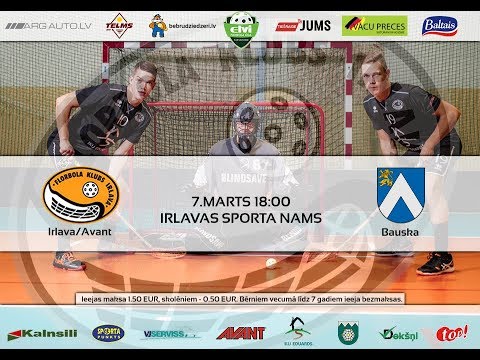 Highlights: Irlava/Avant - FK Bauska (florbols, virslīga)