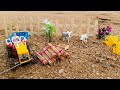 Diy Mini Tractor Fully Trolley Loaded With Cow Feed Science Project Hmt Tractor Loading Video