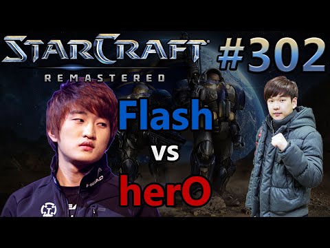 Flash (T) vs herO (Z) - StarCraft: Remastered - Replay-Cast #303 [Deutsch]