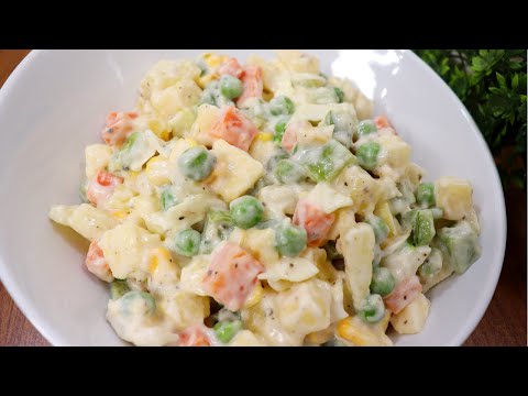 Russian Salad Recipe | Best Healthy Tasty Salad Recipe | Eid Special Salad
