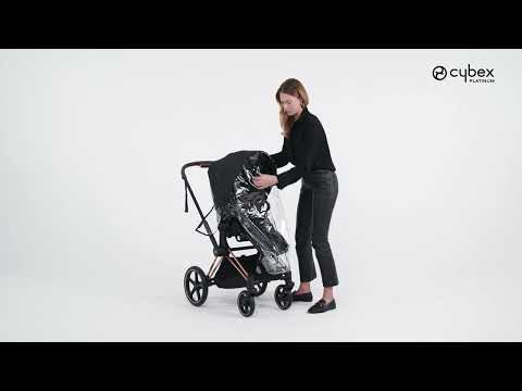 How to Attach the Rain Cover I PRIAM Stroller Accessories I CYBEX