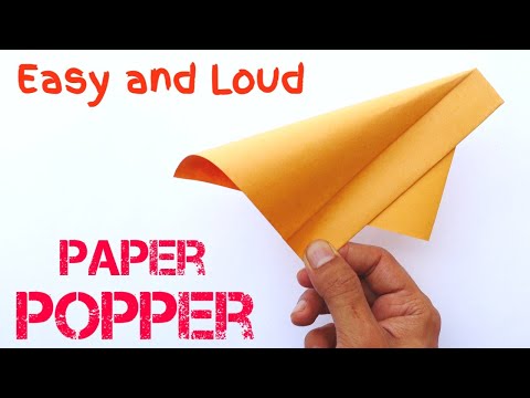 How to make a Paper Popper that Sounds Loud || Easy Paper Bomb for Kids || Paper Banger