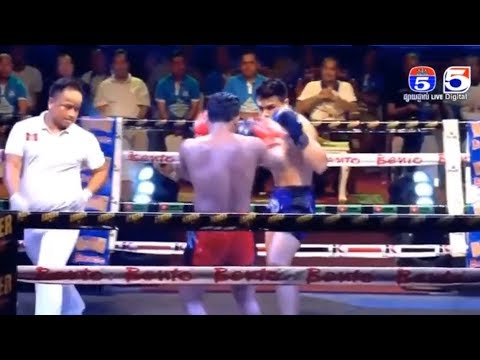 Cambodia Roeung Sophorn vs thailand Petchmai Khmer boxing 15 04 2019