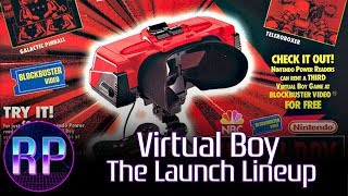 Virtual Boy: The Launch Lineup (Mario's Tennis, Teleroboxer, Galactic Pinball, Red Alarm)
