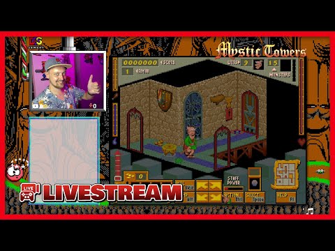 🔴 💎 Mystic Towers 🧙 (1994) ✨[ MS-DOS Gaming Livestream! ]