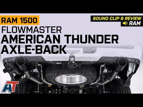 2019-2022 RAM 1500 5.7L Flowmaster American Thunder Axle-Back Exhaust System Sound Clip & Review