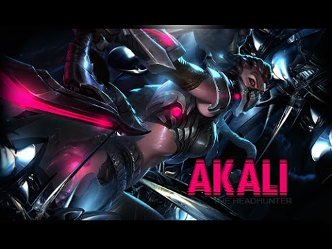 LoL: Skin Spotlight [PBE]#36 - Headhunter Akali [1350 RP]