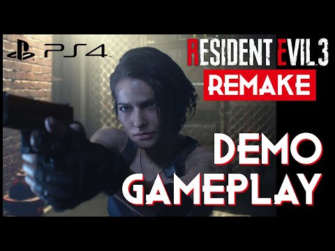 RESIDENT EVIL 3 Remake Demo Gameplay Walkthrough + BONUS TRAILERS AT THE END