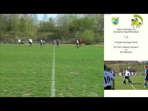 Fussball Kreisliga Herren 4:0 (1:0) SV Post Schwerin vs. SV Dalberg II
