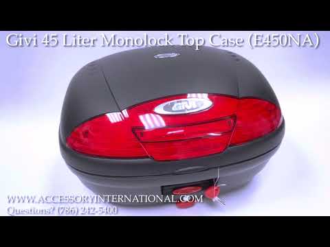 Givi 45 Liter Monolock Top Case Matte Black (E450NA)