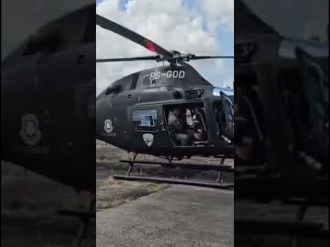 Bebê de cinco meses é socorrido de helicóptero no RN