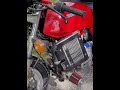 honda cb400n turbo part 5 intercooler added.