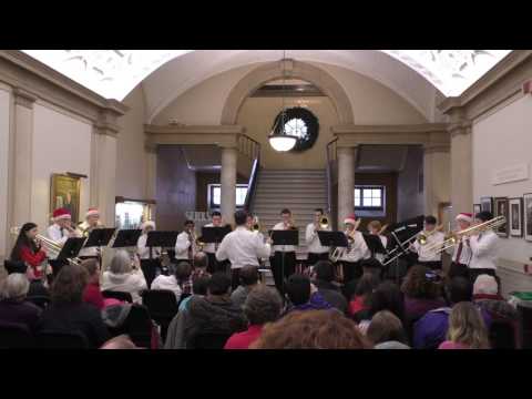 ECMS Trombone Choir performs Hallelujah Chorus at ECMS Winterfest 2016