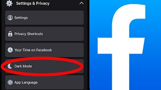 Fix How To show/ Enable FB Dark Mode in Iphone
