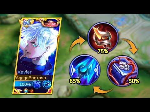 14 WINSTREAK FULL SOLO RANKED | GLOBAL XAVIER BUILD & EMBLEM 1 HIT DELETED ENEMY 2023 | MLBB