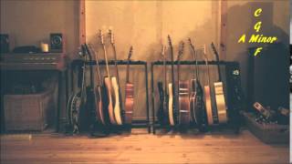 Indie Acoustic Guitar Backing Track/Instrumental in C