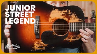 Video thumbnail for Martin D Junior E StreetLegend Burst Acoustic-Electric Guitar - 2025 Junior Series Refresh by Tarpley Music