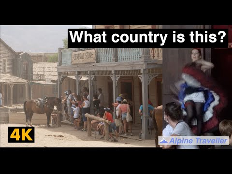 Fort Bravo, whole town film-set built in the Spanish Desert, Tabernas