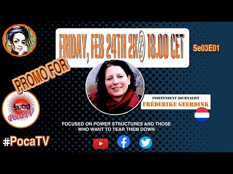 🔸 PROMO 🔸 PocaTV LIVE with Fréderike Geerdink - 2K23-0224