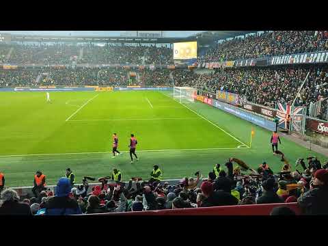 AC Sparta Praha - Jablonec 9.12.2023 (3:0) - fandí celá Letná - šály