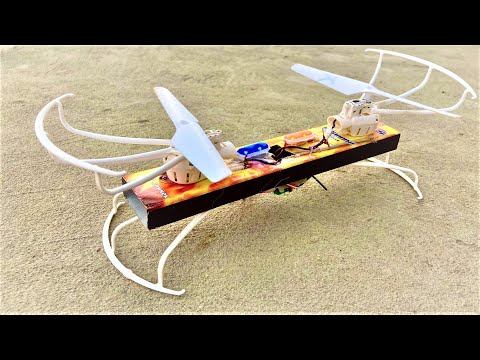 You have to see this! Flying Matchbox/ Homemade bicopter helicopter
