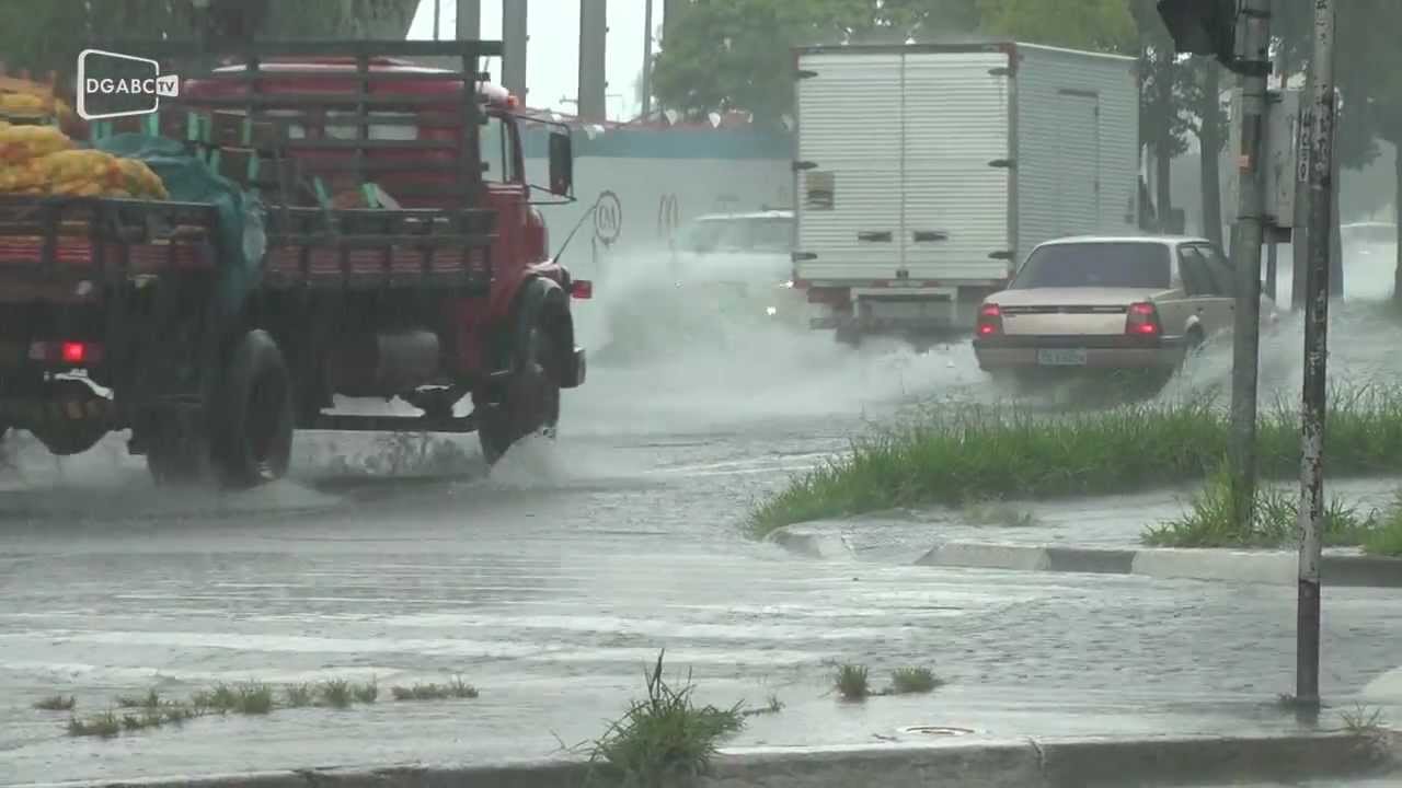 Enchente em Santo André