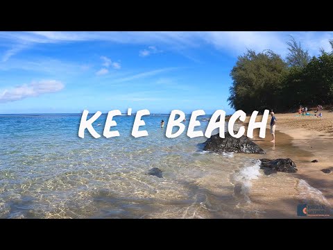 The best snorkeling at Ke'e Beach at Ha'ena State Park, Kauai, Hawaii