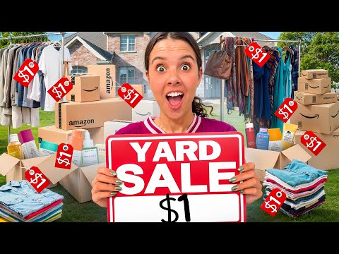 I Held The BiGGEST $1 YARD SALE! *I sold EVERYTHiNG*