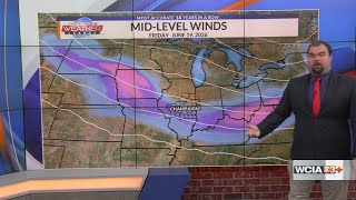 Adam Wednesday is set to have two rounds of severe weather, with intense tornadoes possible